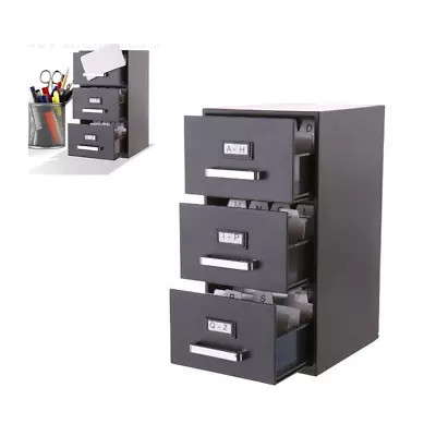 3Drawer MINI Filing Cabinet Storage Office Home Organization Tool • $34.98