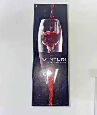 Vinturi Red Wine Aerator No Drip Stand Filter Screen New In Box NIB Gift • $12.95