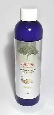 8 Oz EMU OIL AUSTRALIAN ORGANIC TRIPLE REFINED PURE FOR SKIN HEALTH Magic EMU OI • $20.88