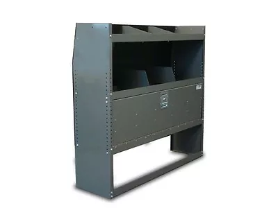 Van Shelving Storage Unit With Door Kit For Full Size Ford Transit LOW ROOF! • $479.95