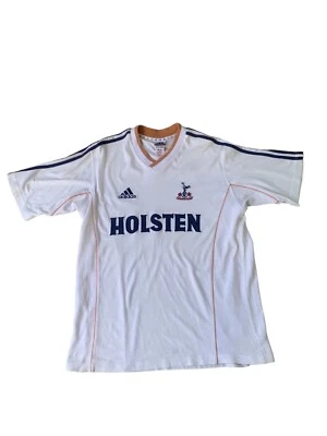 £79.99 • Buy Vintage Adidas Tottenham Hotspur Training Shirt Holsten White Embroidered 1999 