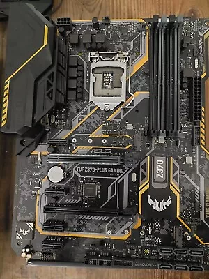ASUS TUF Z370-PLUS GAMING Intel LGA 1151 ATX Motherboard DDR4  • $200