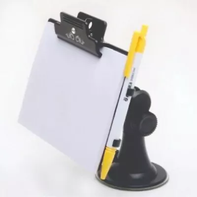 Memo Pad Big / Car Note Pad /Clip Board With Pen Holder/ Universal Suction • $18.99