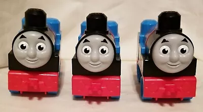 Lot Of 3 - Mega Bloks Thomas The Train 4pc Locomotive Set Mattel • $14.99