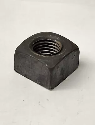 (10) 1 -8 Square Nuts Steel Plain HEAVY 1 Inch SQUARE NUT (1-5/8 Wide X 1 Thk) • $49.99