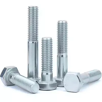 M12 / 12mm PART THREADED BOLT GRADE 8.8 ZINC SCREW HEXAGON HEX HEAD BOLTS DIN931 • £5.04