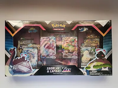 Pokemon TCG Snorlax And Lapras VMAX Collection Game Stop Exclusive Box • $145