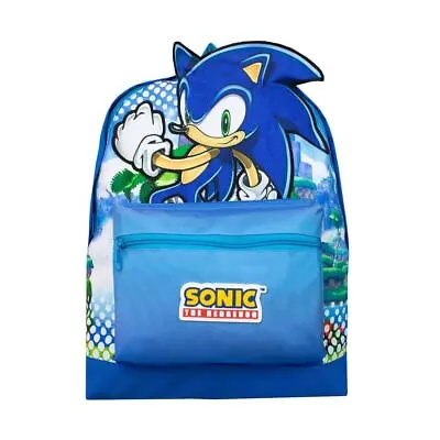 £18.99 • Buy Official Children's SEGA Sonic The Hedgehog Character Backpack - Kids School Bag