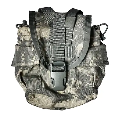 US Army 1 QT General Purpose Canteen Pouch Molle II ACU UCP Digital Camo LN • $9.75