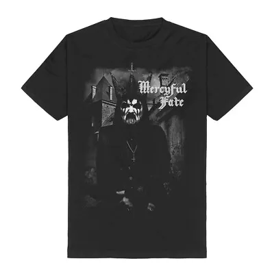 Mercyful Fate Men's Officially Licensed Bishop Graphic Tee T-Shirt In Black • $18.50