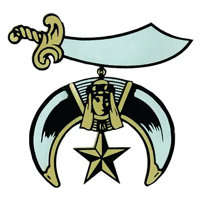 Freemason's Car Window Sticker Decal - Masonic Shriners Car Emblem • $4.99