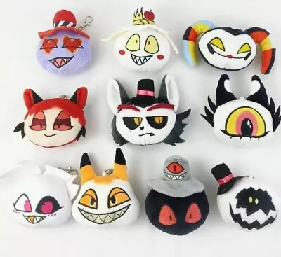 Lot New Anime Hazbin Hotel Plush Mix Keychain Key Chain Girl Boy Keyring 10pcs • $49.90