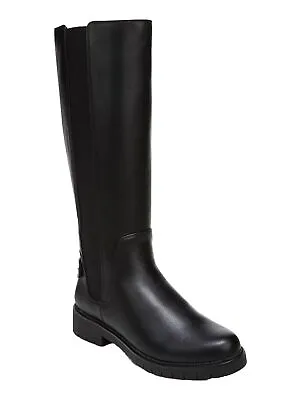 Style & Co Gwynn Lug-Sole Boots Faux Leather Knee High Black Womens Size 9 M New • $50