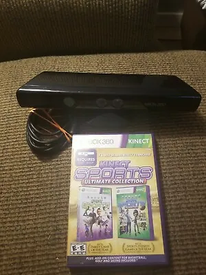 Official Xbox 360 Kinect Motion Sensor Bar 1414 & Kinect Sports Ultimate Collect • $30