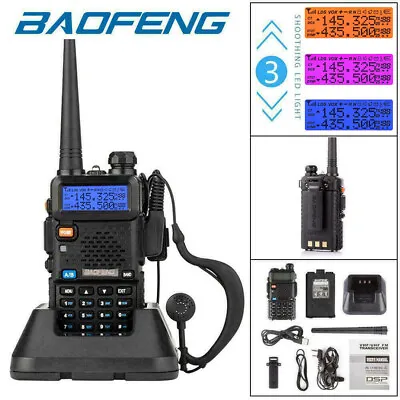 £21.49 • Buy BAOFENG UV-5R VHF/UHF Dual Band Two Way Ham Radio Walkie Talkie Transceiver