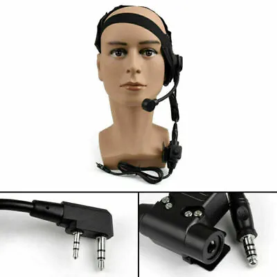 5x HD-02 Z-Tactical Bowman Elite II Headset U94 PTT For Kenwood BaoFeng Radio E7 • £99.58