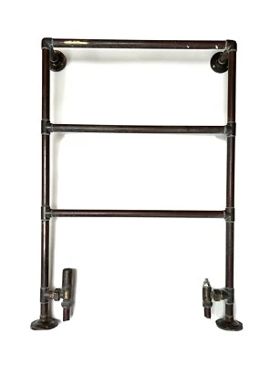 £55 • Buy Vintage Brass Floor Standing Towel Rail Radiator