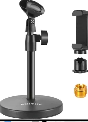 BILIONE 101S 3 In 1 Multi-Function Desktop Adjustable Table Microphone Stand • £11