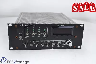 MKS Instruments Model 247D 4-Channel Readout Power Supply Mass Flow Controller • $149.99