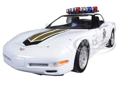 Chevrolet Corvette C5 Zo6 Police 1/18 Diecast Model Car By Maisto 31383 • $39.99