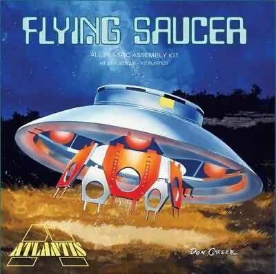 ATLANTIS FLYING SAUCER PLASTIC MODEL UFO KIT 1:72 SCALE NEW Factory Sealed • $26.99