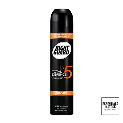 £2.99 • Buy Right Guard Total Defence 5 Sport 48H Anti-Perspirant Deodorant 250ml