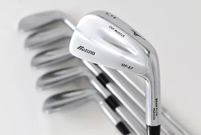 6pcs MIZUNO MP-67 FORGED Iron Set 5-6-7-8-9-P Stiff Dynamic Gold S200 RH Irons • $239.99