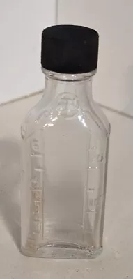 Vintage Duraglas Glass 3.5  Medicine Bottle 1 Oz Ounce  Illinois With Cap • $19.99