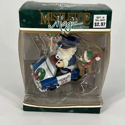 Mistletoe Magic Ornament Policeman In Santa Car North Pole Walmart • $6.99