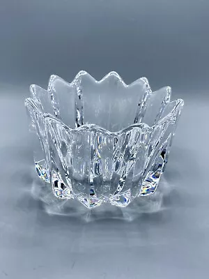 Orrefors “Fleur” Signed Crystal Bowl Jan Johansson 4inch Sweden • $10