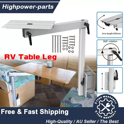 RV 360° Aluminum Alloy Table Leg Movable Rotatable Height Adjustable Camper HA • $98.80