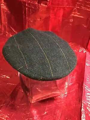 VTG Shandon Donegal Tweed Flat Cap Newsboy Cabbie Wool Irish XL • $28