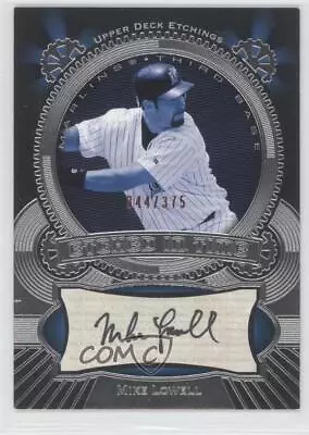 2004 Upper Deck Etchings Etched In Time Auto /375 Mike Lowell #ET-ML Auto • $6