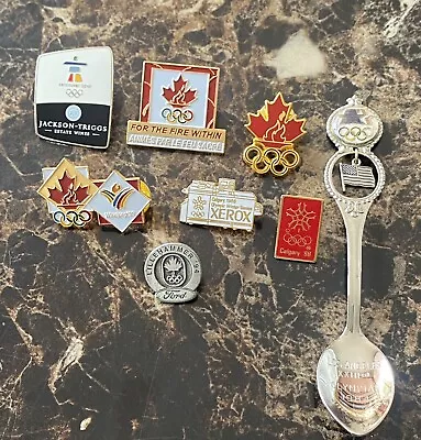 Pins X7: Vancouver 2010 Lillehammer 94’ Calgary 88’ Olympics PanAm Games Etc. • $5.09