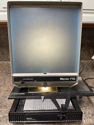 Micron 770A Microfiche Reader READ • $179.99
