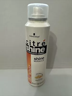 Schwarzkopf Citre Shine Miracle Highly Laminating Aerosol Shine Serum 4oz HTF • $32.48