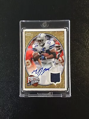 2008 UD Football Heroes Marion Barber III Jersey Patch Auto /15 • $42.95