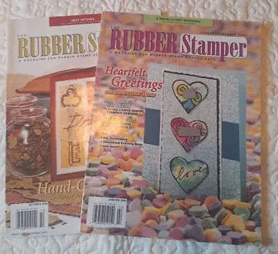 2 The Rubber Stamper Magazines Jan / Feb 2004 & Oct 2003   • £2.40