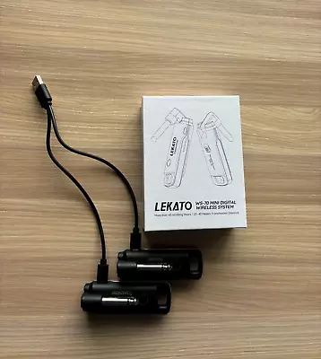 LEKATO WS-70 Guitar Wireless System With 70 Channels  3ms Low Latency Digital • £10.50