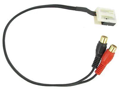 Citroen C4 AUX Input Lead RCA Car Radio Stereo IPod IPhone Adapter CT29CT01 2005 • £13.48