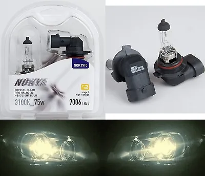 Nokya Warm White 9006 HB4 Nok7910 75W Two Bulbs Head Light Replacement Halogen • $21.85