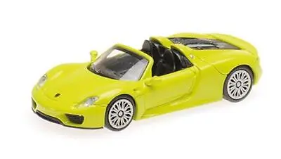 1:87 MINICHAMPS Porsche 918 Spyder Gelbgrun 2013 870062134 MMC • $26.68