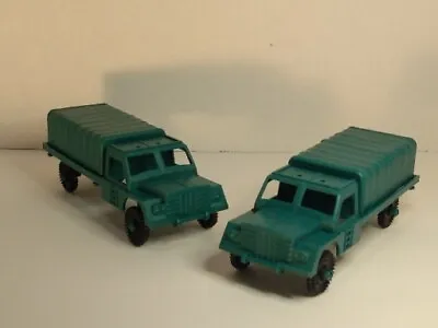 Lot Of 2 Vtg. '70s Plastic Army Trucks  China • $14.99