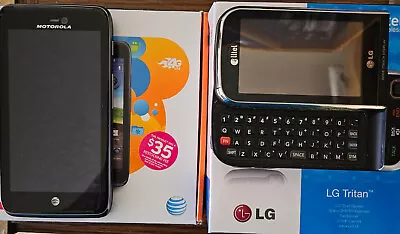 Cell Phone Lot....att Motorola Atrix Hd And Alltel Lg Tritan.  Parts Only. • $25.99