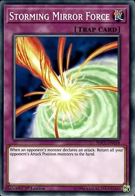 Storming Mirror Force - 1st Edition SDCL-EN038 - NM - YuGiOh • £1.95