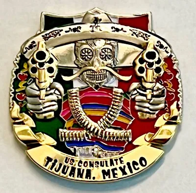 MSG-Det Marine Security Guard Detachment Tijuana Mexico Challenge Coin • $157.53