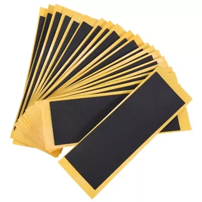 20Pcs/Lot Black Fingerboard Deck Uncut Tape Stickers Black Foam Grip Tape1198 • $23.99