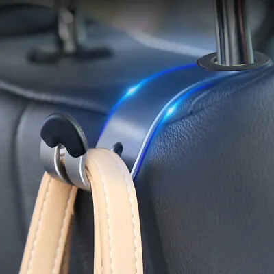 2x Black Alloy Car Seat Hook Purse Hanger Bag Organizer Holder Clips Accessories • $36.58