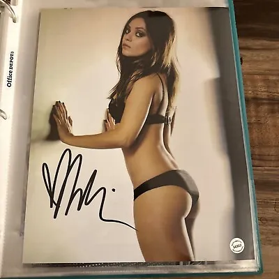 Mila Kunis Autographed 8x10 Photo W/ COA • $100