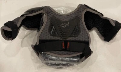 $10 • Buy Fox Youth PW-1 Roost Deflector Chest Guard Motocross M/L Black